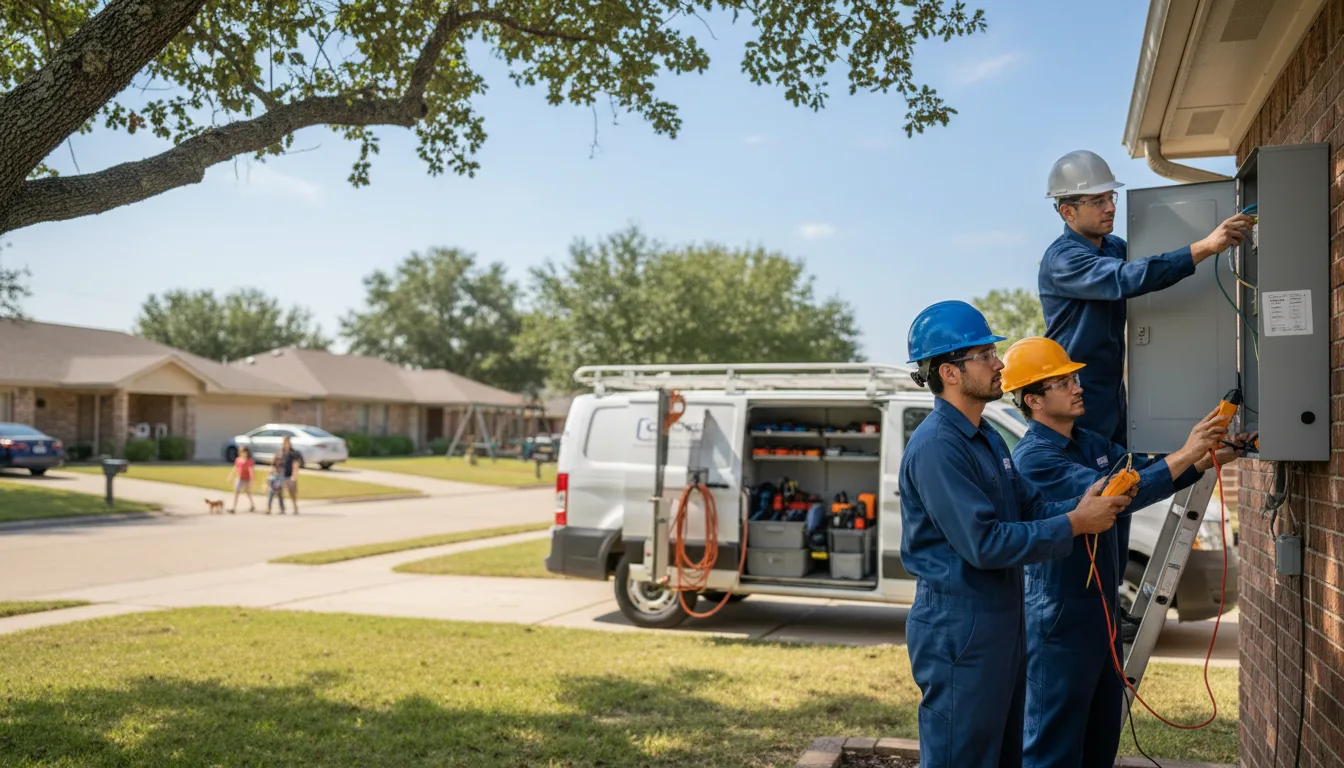 Certified electrician providing emergency electrical services in Emmons, MN